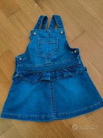 Salopette jeans bimba della Melby