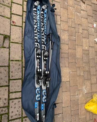 Sci Salomon Crossmax08 attacchi e bastoncini