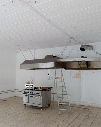 cappa aspirante professionale 220cm