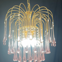 Lampadario a gocce di Murano