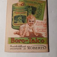 mini libro pubblicitario Roberts borotalco 