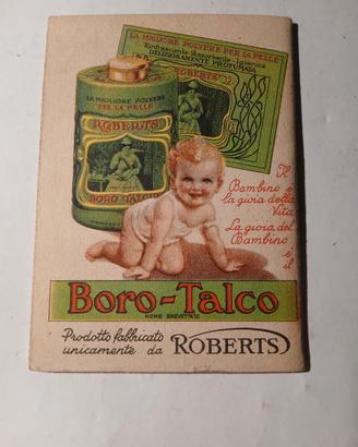 mini libro pubblicitario Roberts borotalco 