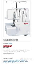 Tagliacuci Bernina 700D