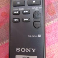 TELECOMANDO SONY RM-DX740 ORIGINALE.CDP-XE370.ECC.
