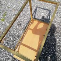 carrello in ottone anni 70 
