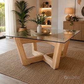 tavolo da pranzo di design artigianale