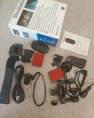Action Cam Tascabile 1080P Magnetica con Schermo 