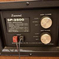 Sansui speaker sp-3500 4 way 6 speakers