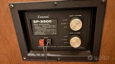 Sansui speaker sp-3500 4 way 6 speakers