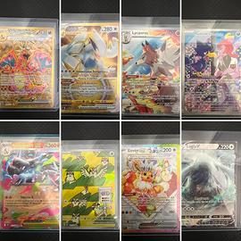Lotto carte pokemon ita charizard lugia eevee
