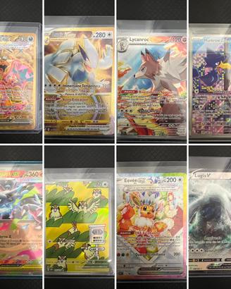 Lotto carte pokemon ita charizard lugia eevee