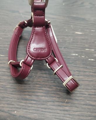 Pettorina per cani CAFIDE - Bordeaux e Oro TG XS