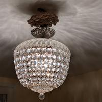 LAMPADARIO ANNI 30 IN CRISTALLO