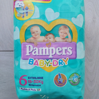 Misura 6 Pannolini Pampers Baby Dry - 24confezioni