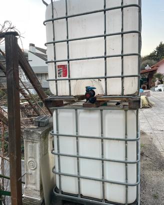 Cisterne 1000lt. per raccolta acqua piovana