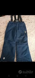 pantaloni neve blu scuro 