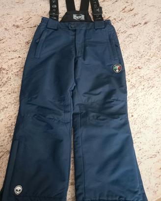pantaloni neve blu scuro 