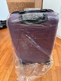 Trolley KONO 24 Viola Rigido PC 60L TSA