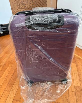 Trolley KONO 24 Viola Rigido PC 60L TSA