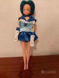 Bambola Sailor Mercury Vintage Anni 90 Bandai