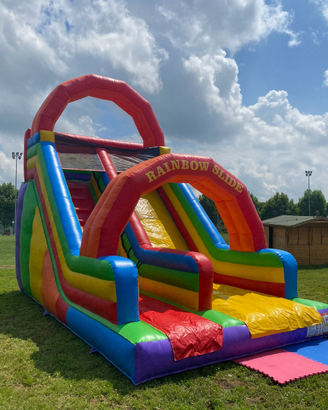 SCIVOLO GONFIABILE ARCOBALENO - GONFIABILE USATO