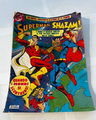 SUPERMAN SHAZAM 1°ED.APRILE 1980 EDITRICE CENISIO