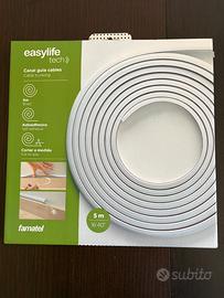 Canalina Passacavi Flessibile Adesiva 5m Easylife