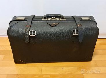VALIGIA PELLE ANNI 40/50 USA AMERICANA CINEMA