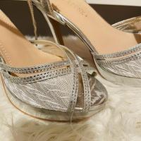 Scarpe donna Argento Vacilla Punk nr.40