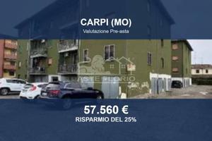 Immobile in asta di 89 m² con box auto a Carpi