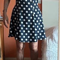 Abito blu a pois Divided 42