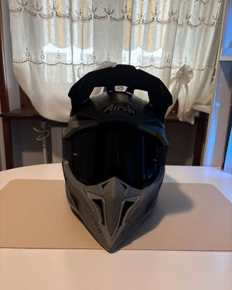 Casco Airoh Wraaap + Mascherina Raven