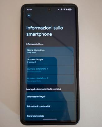 Google Pixel 7 pro 12/128