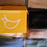 Mandarina Duck portafoglio originale nero pelle