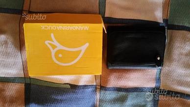 Mandarina Duck portafoglio originale nero pelle