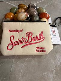 Pochette Saint Barth MC2 Bianca e Rosa