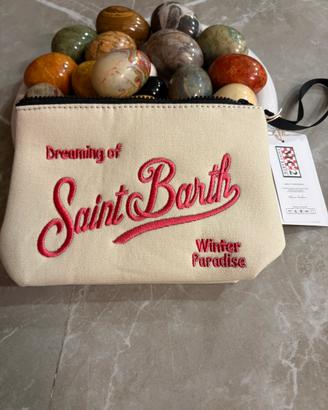 Pochette Saint Barth MC2 Bianca e Rosa