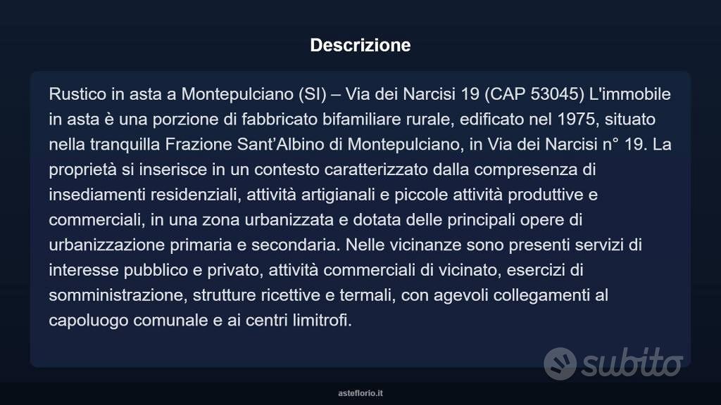 Immobile in asta di 174 m² con più di 5 locali a M - Vista 4