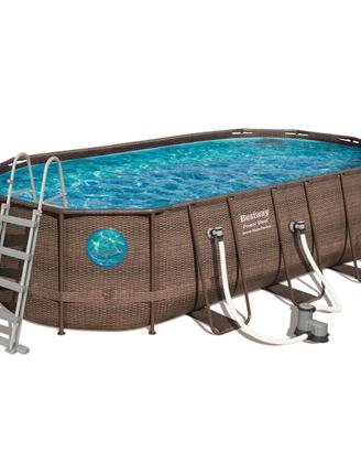 Piscina Bestway ovale fuori terra power steel