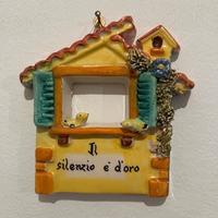 Quadro "Il silenzio è d'oro" Originale Anni 50