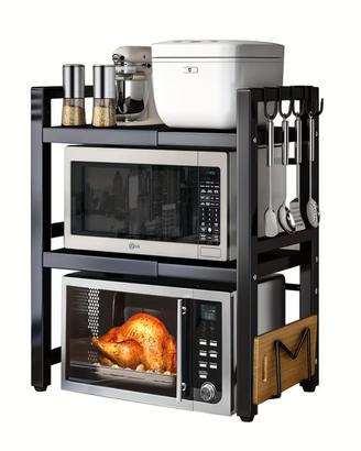 Scaffale cucina regolabile porta microonde 
