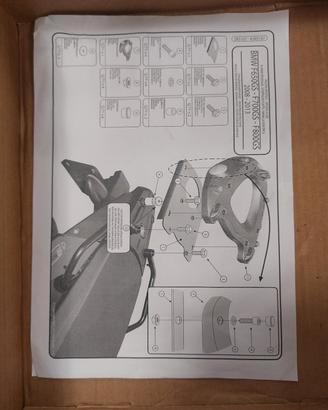 piastra bauletto moto bmw f800gs f700gs 