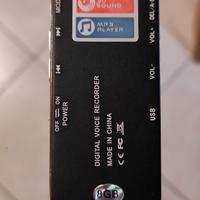 registratore vocale e MP3 nero