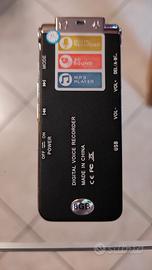 registratore vocale e MP3 nero