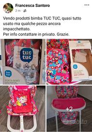 Prodotti TUC TUC bimba.