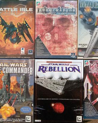 Giochi per Pc big box scatolone retrogames