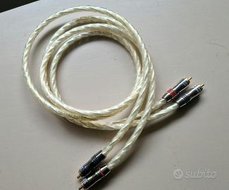 Cavo RCA Qed Qunex Silver Spiral
