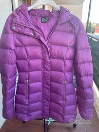 Giubbotto piumino EA7 emporio Armani donna viola