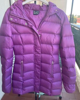 Giubbotto piumino EA7 emporio Armani donna viola