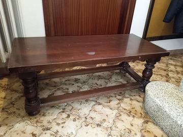 Tavolino da salotto legno massello